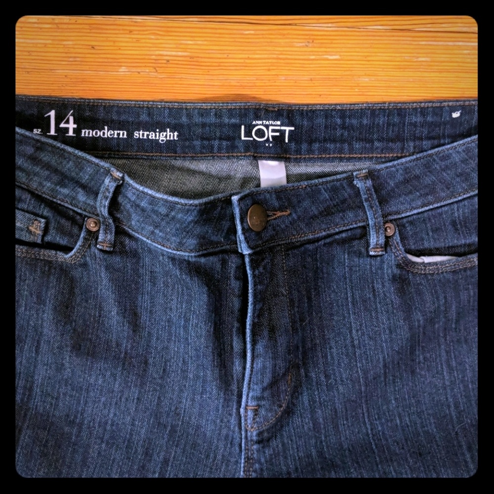 Loft Outlet Modern Straight Jean 14